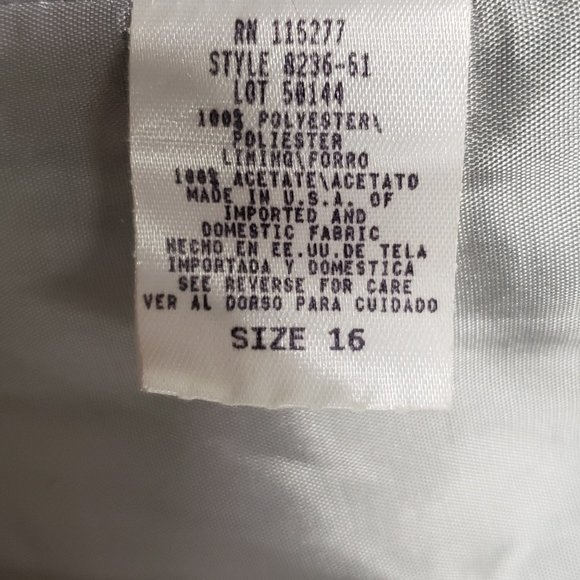 Ignite Evenings Women's Missy Flocknet Halter 16 Black/Silver NWT - Picture 5 of 13